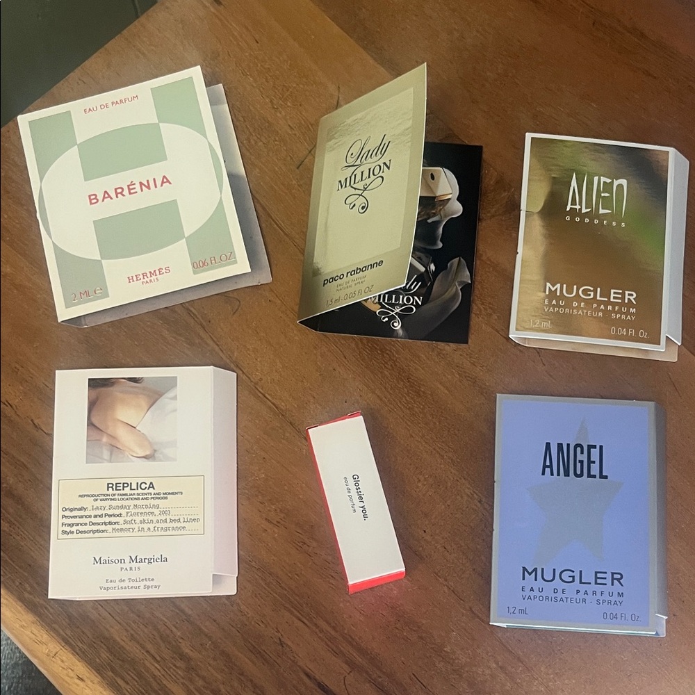 Variety of Fragrance Samples